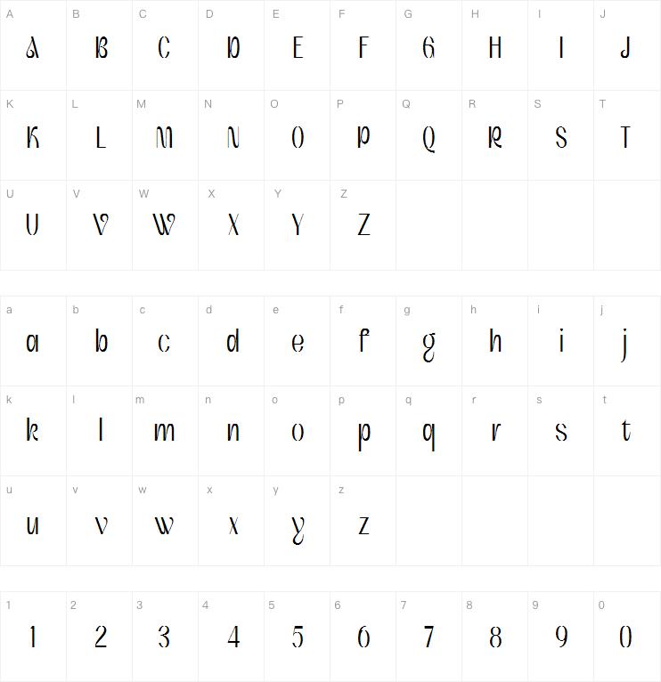 bemona字体