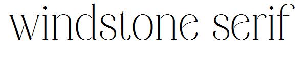 windstone serif