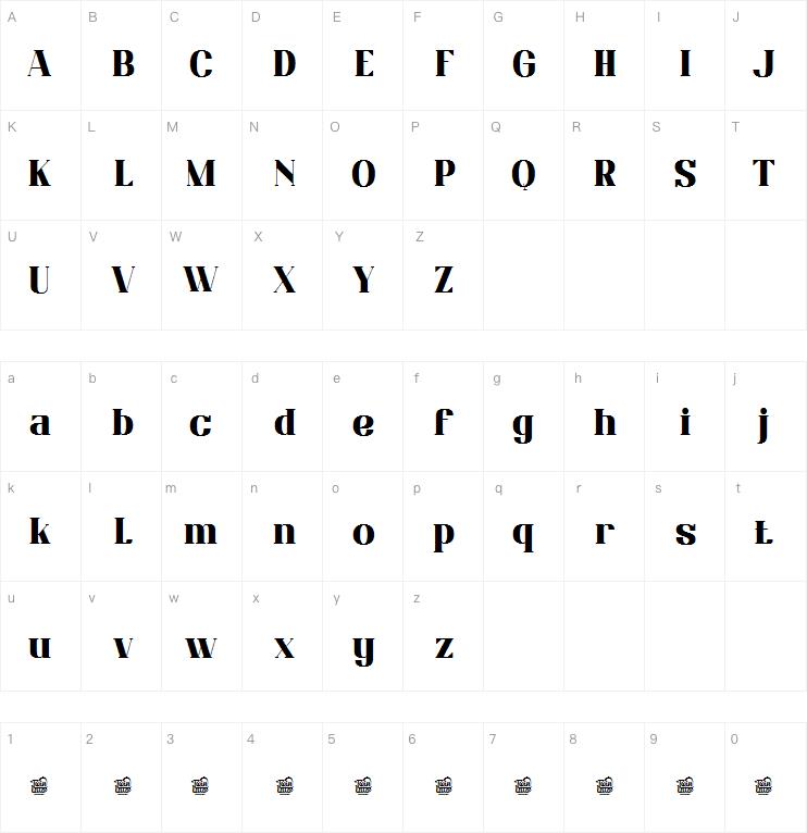 mikanutrial字体