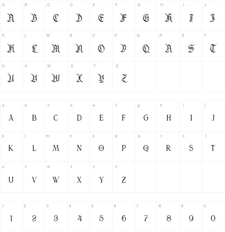 darksame字体