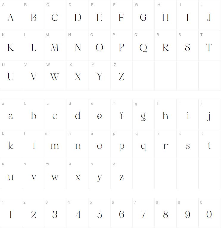 black delights字体