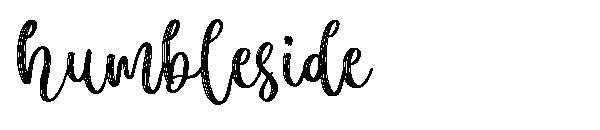 humbleside字体