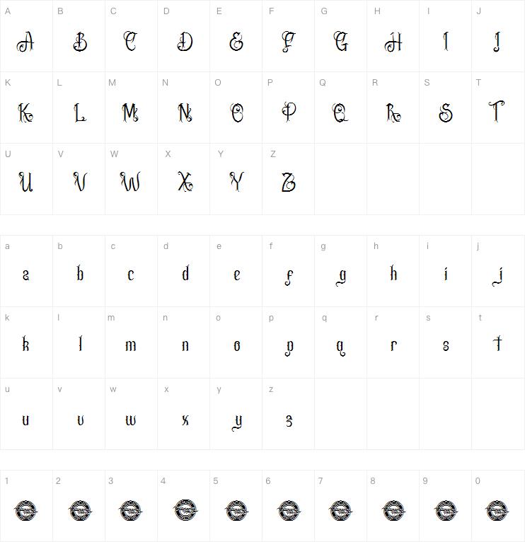 srigala字体