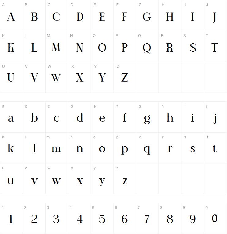 the ladybach字体