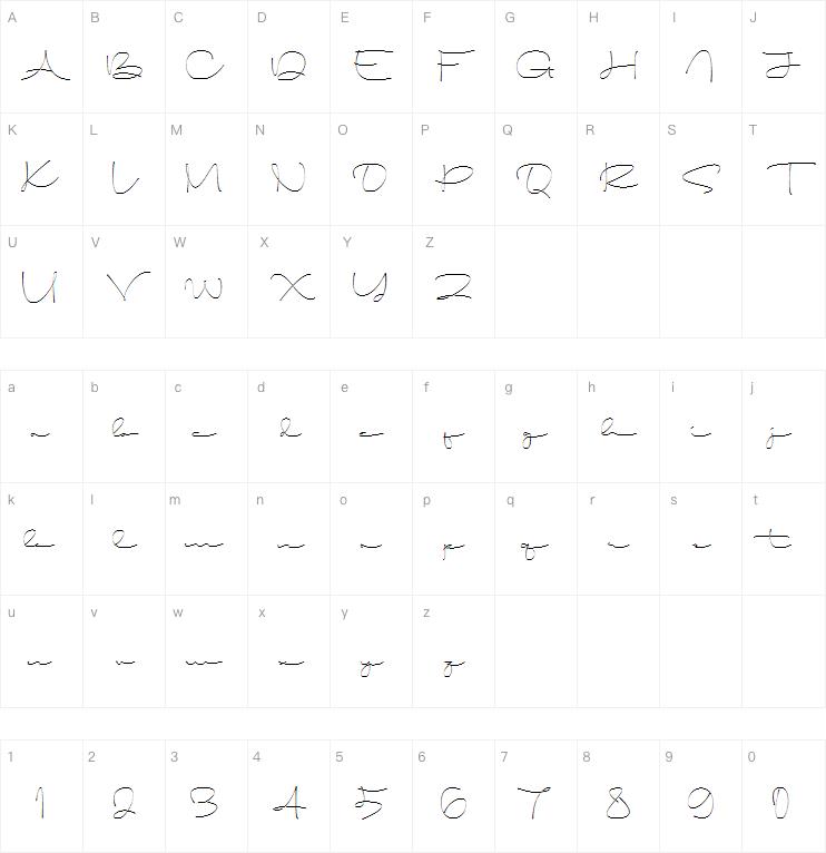 solami signature字体