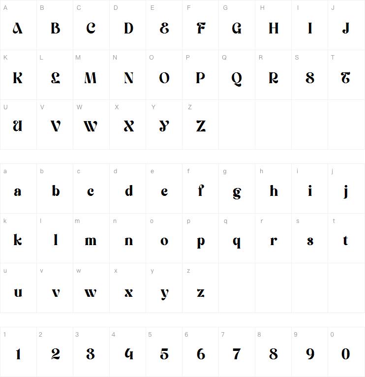 tropic fresh字体