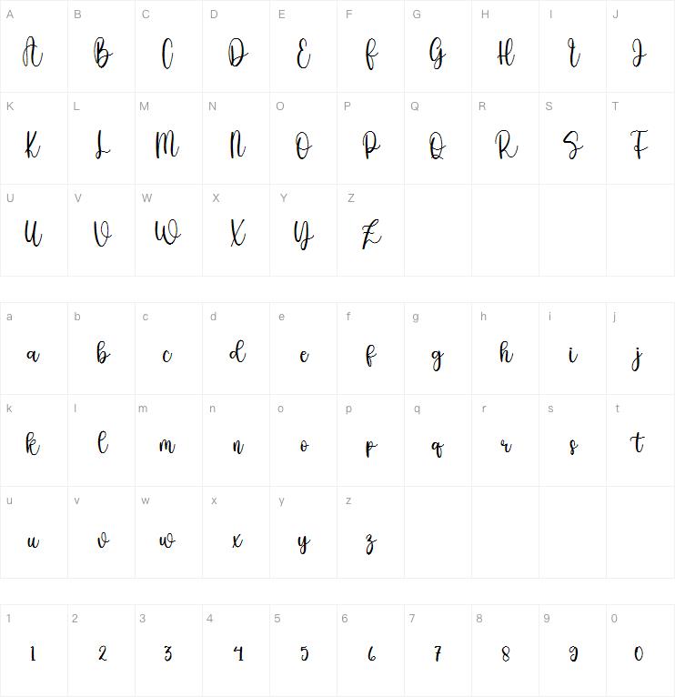 candy christmas字体