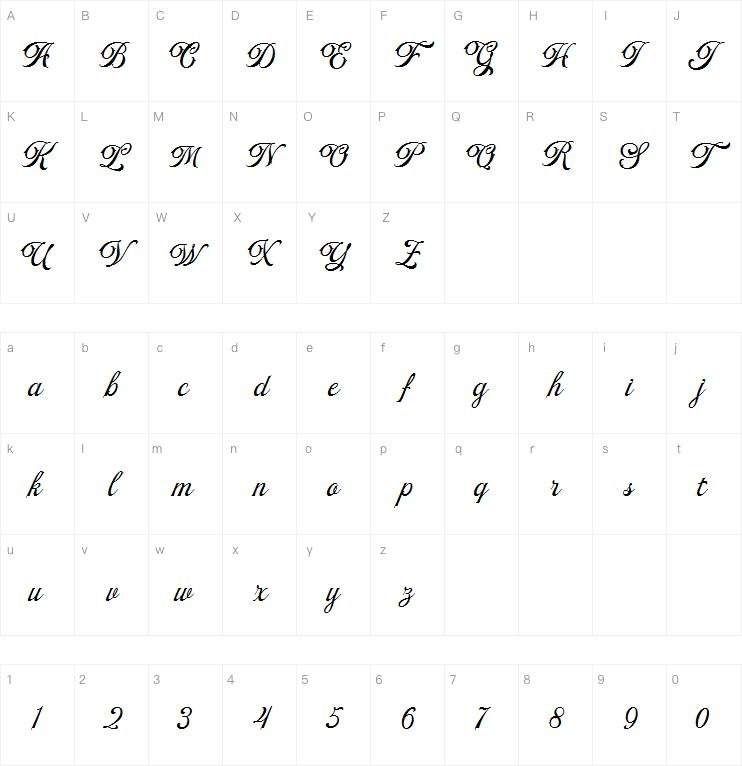 beauty reflections字体
