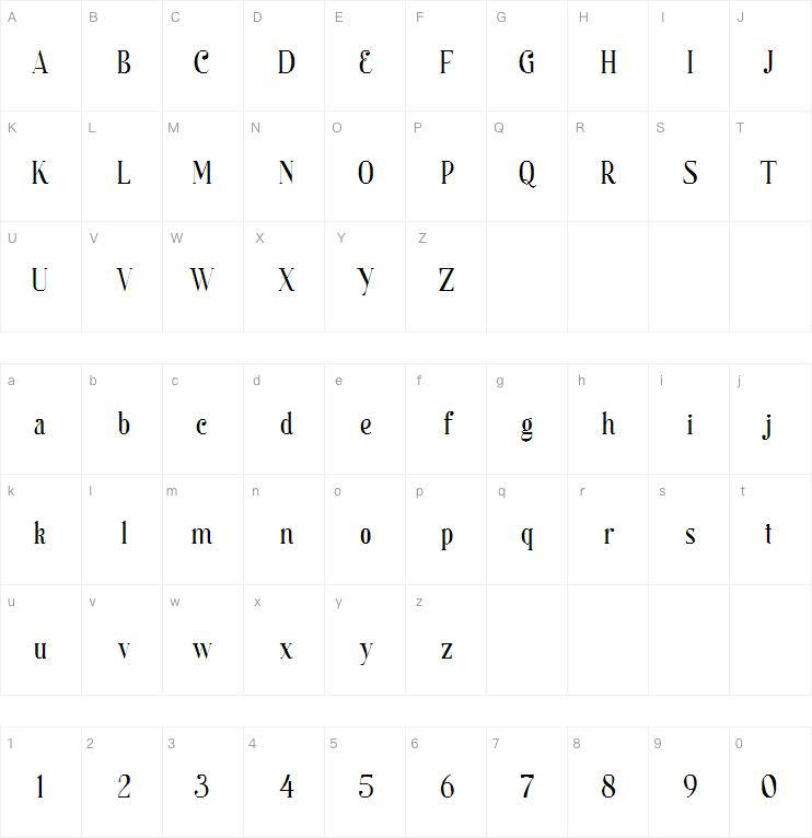begova字体