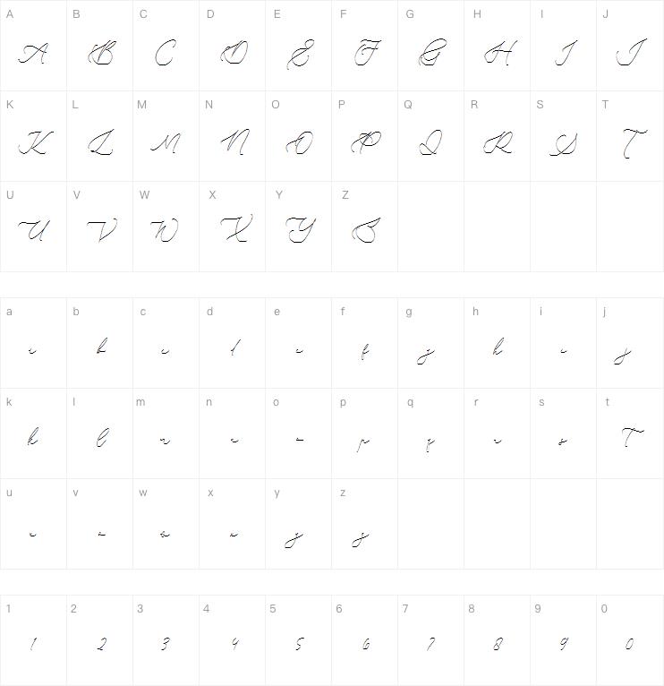 charttisle wadfield字体