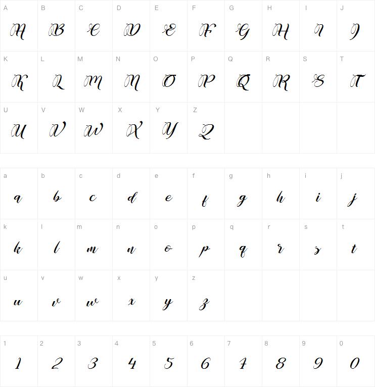 colamine字体