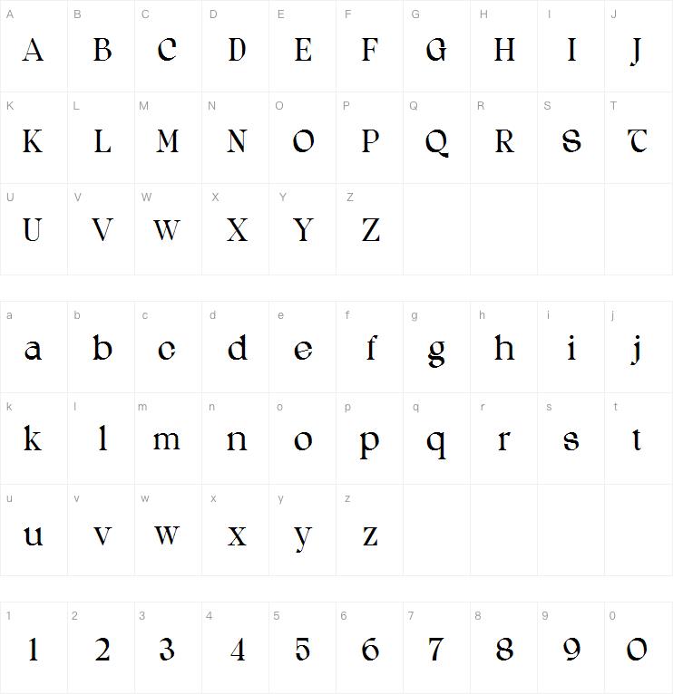 trepang字体
