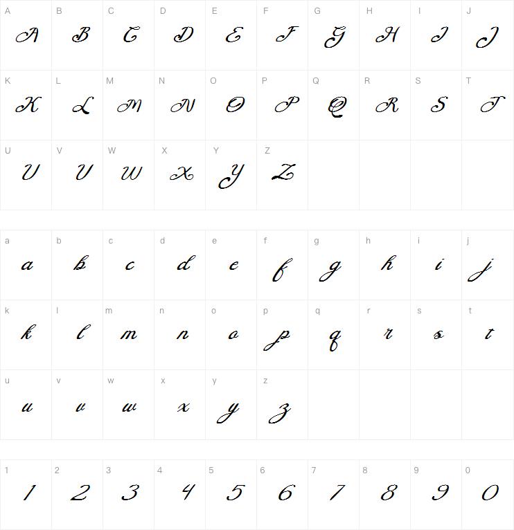 elisha script字体