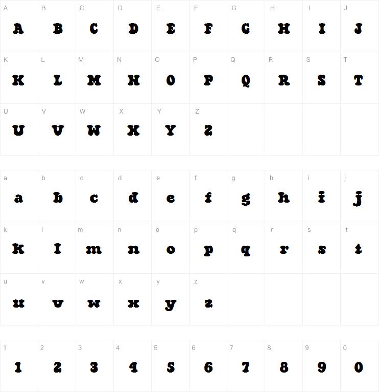 roter hoody regular字体