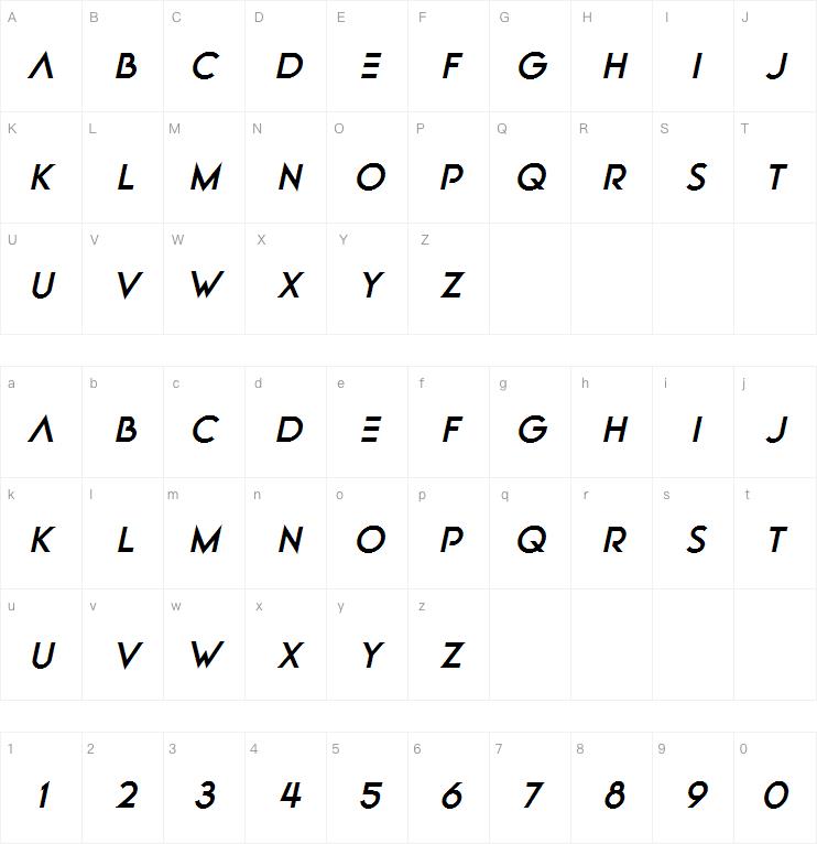 modern age字体