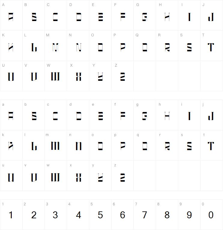 grafro techno - version字体