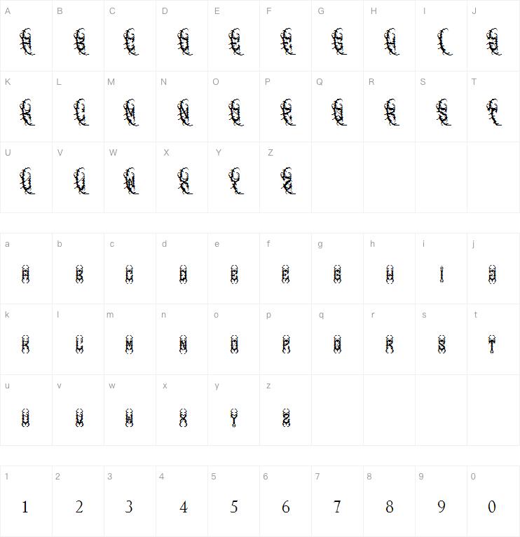 chaos metal字体