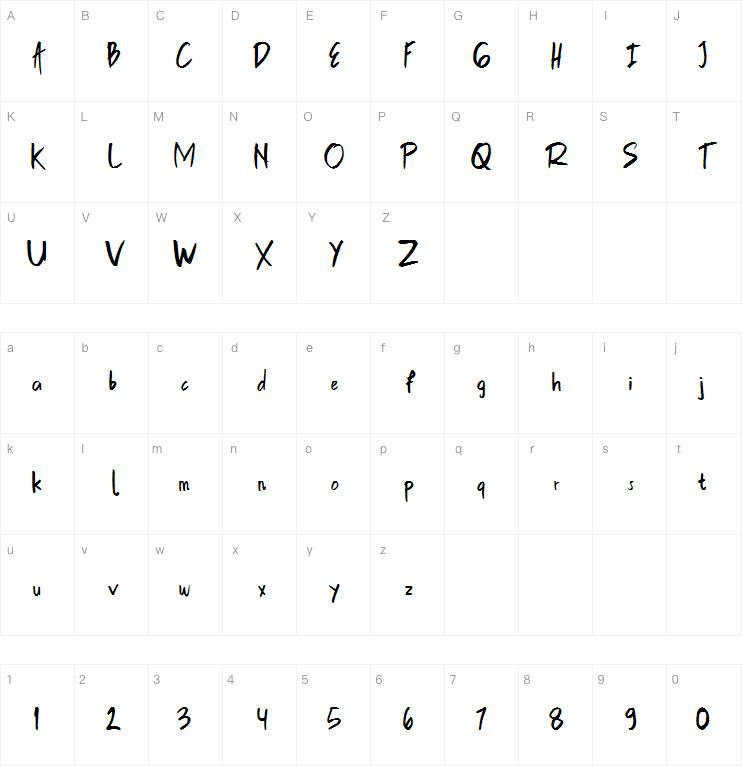 arfindes orthem字体