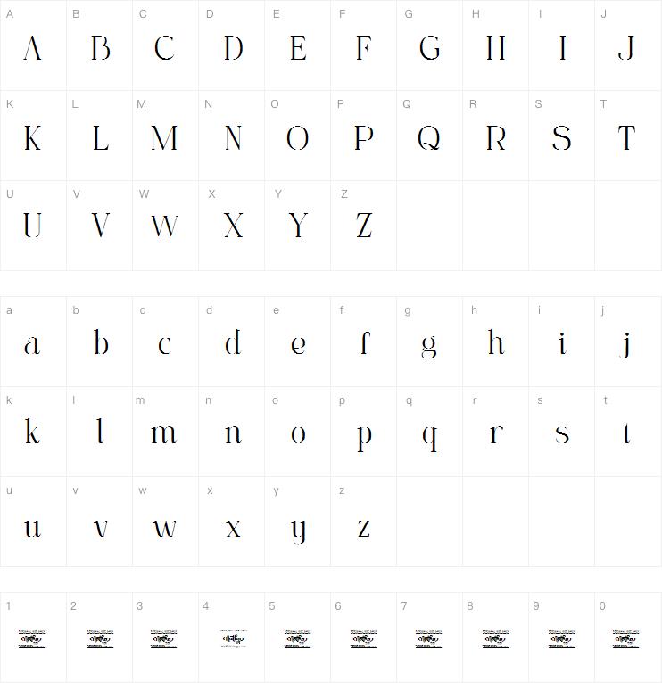 gidglet字体