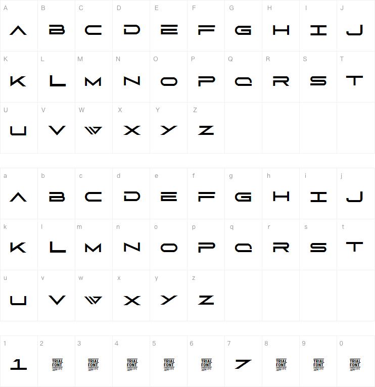 digital cards字体