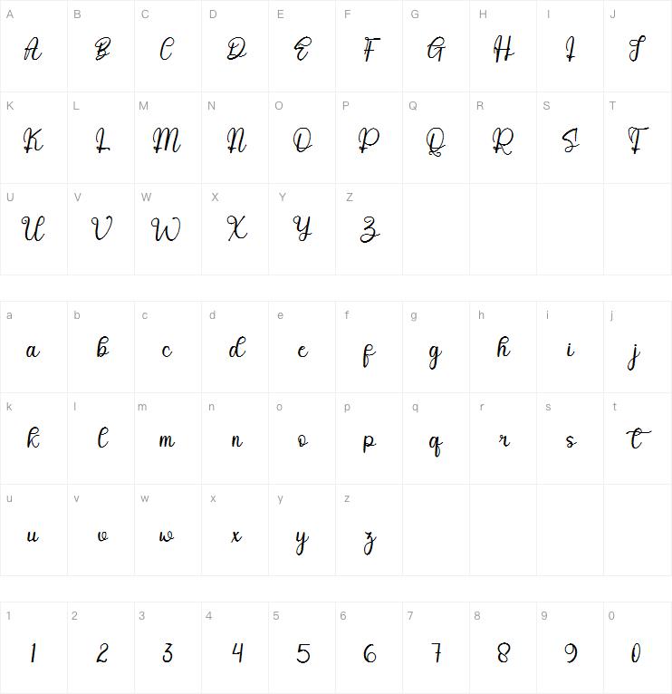 birthday字体