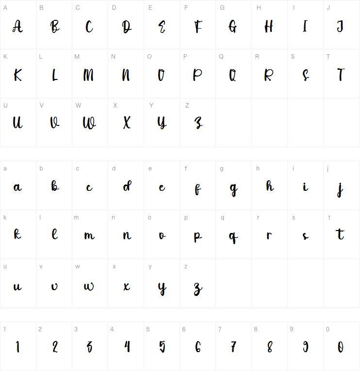 holidays字体