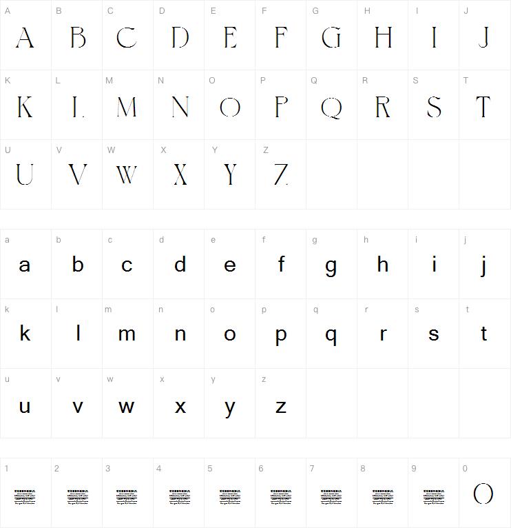 selaris only字体