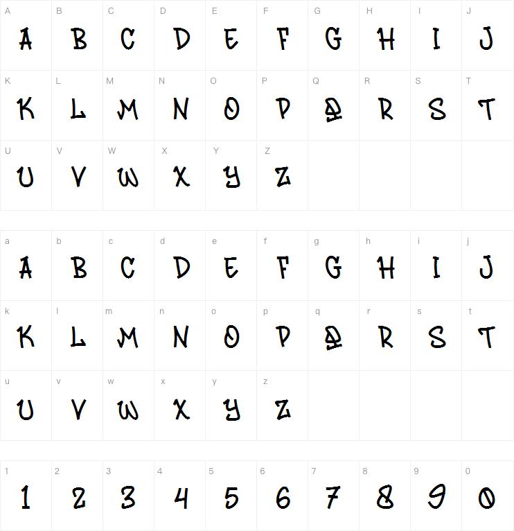 urban sign字体