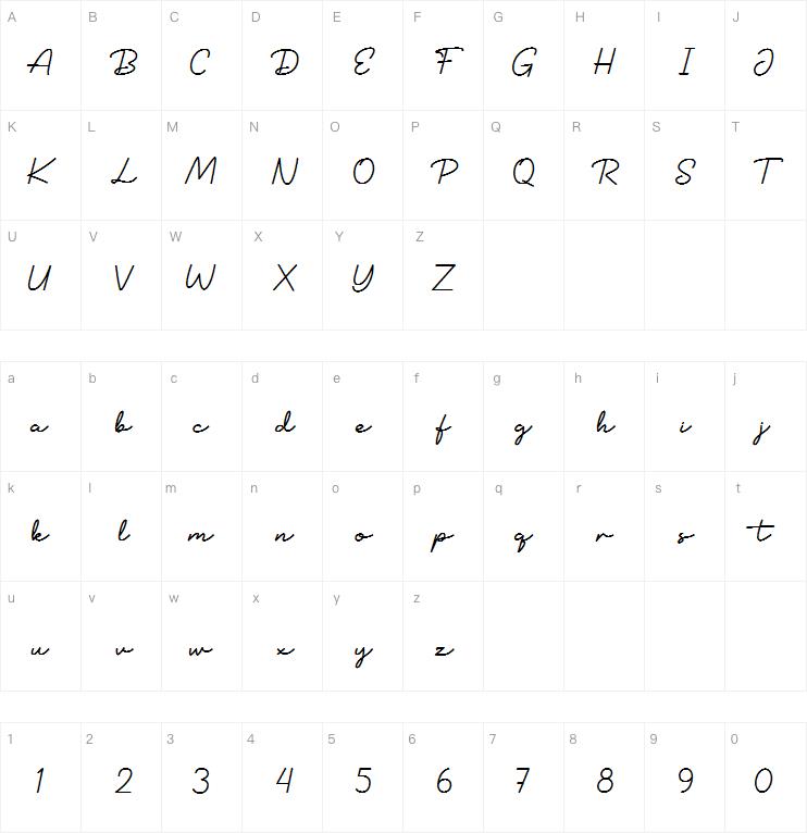 freedom signature字体