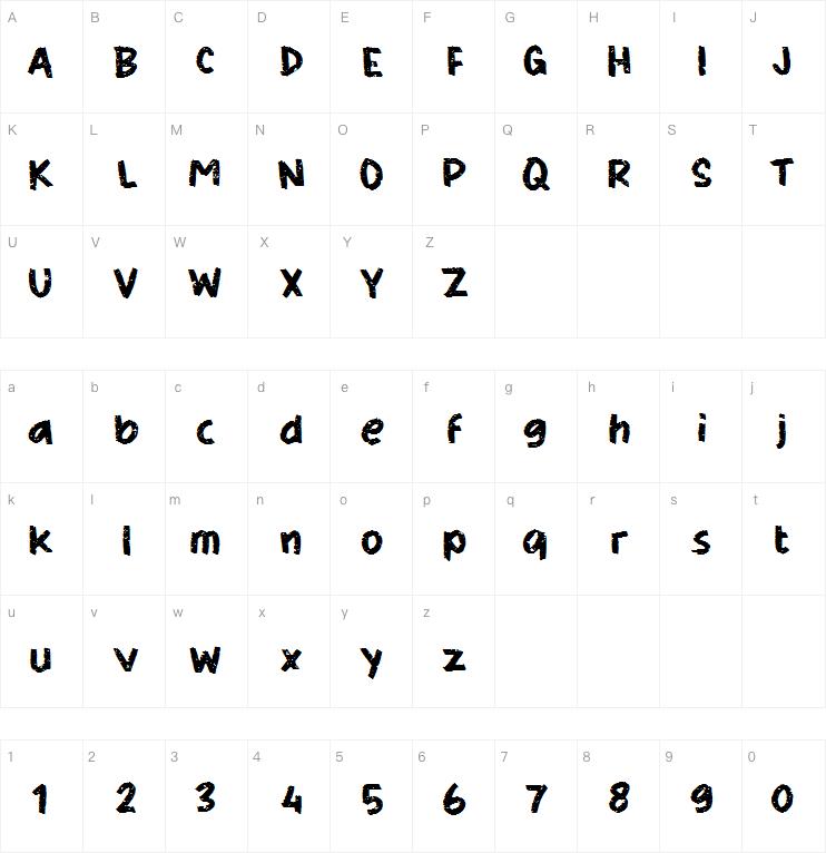 h hardscape字体
