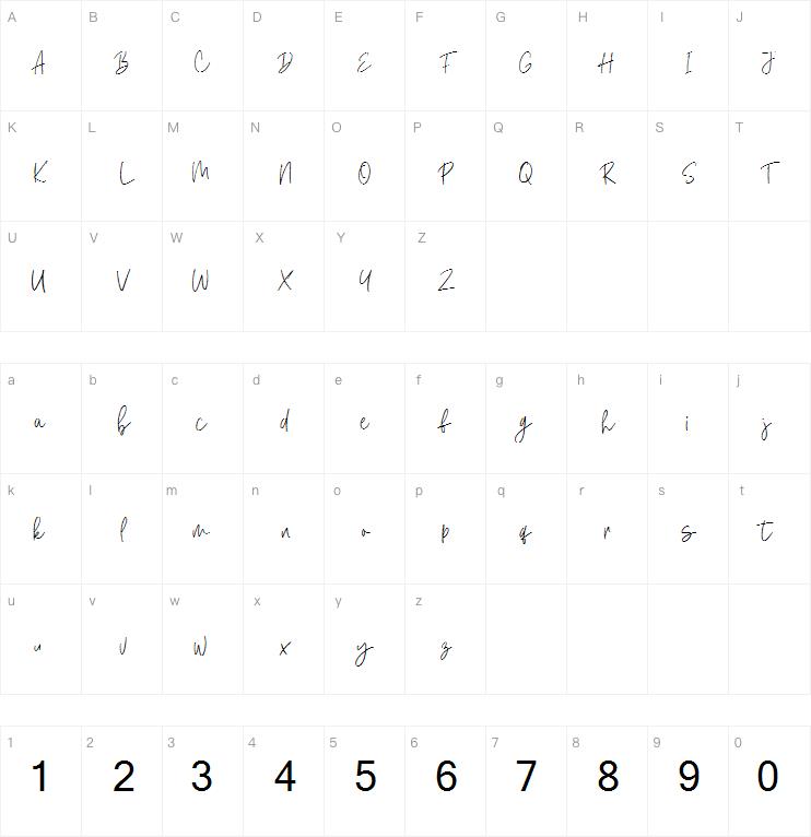 amirah brillone字体