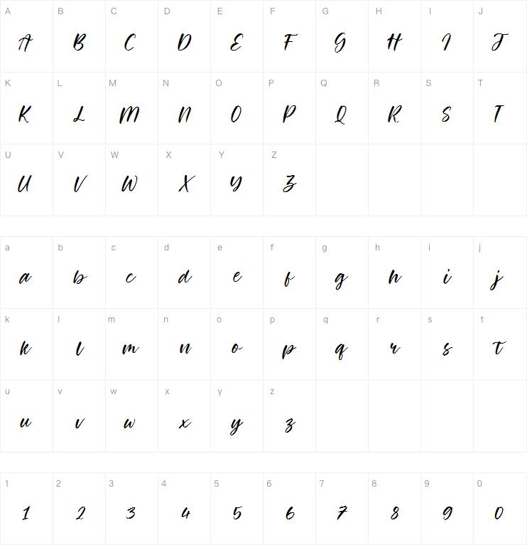 orange garden字体