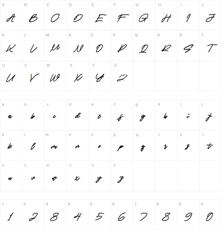 simolla字体