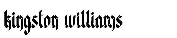 Kingston williams字体