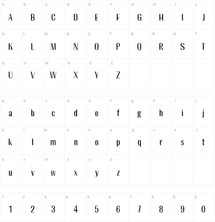 bagrek display字体