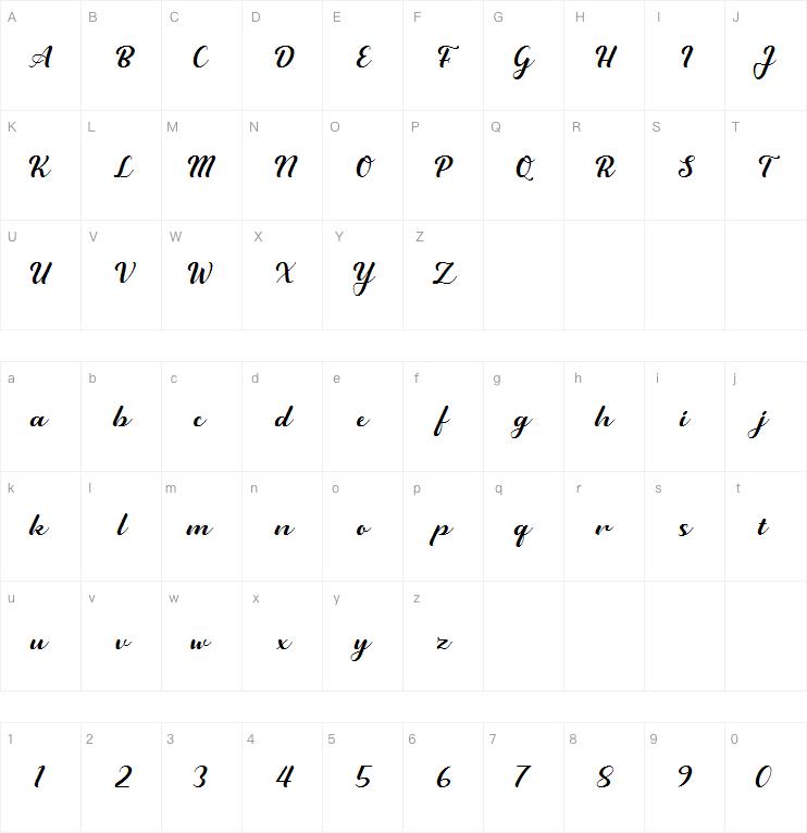 lovely rose字体