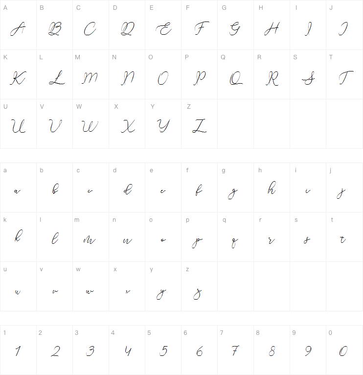 kamelia script字体