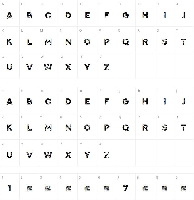 aspect vintage字体