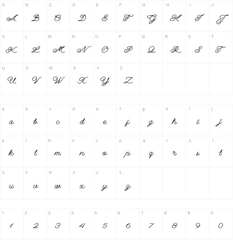 qinan script字体