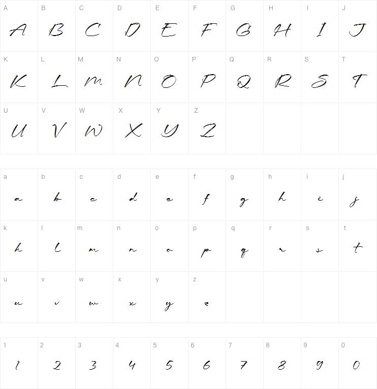 harttley suttonline字体