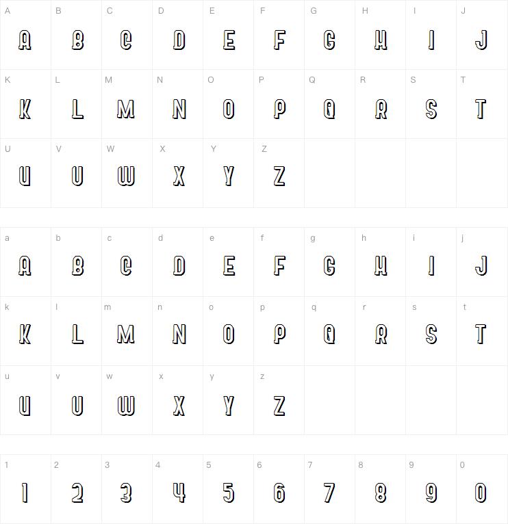 bludrug字体