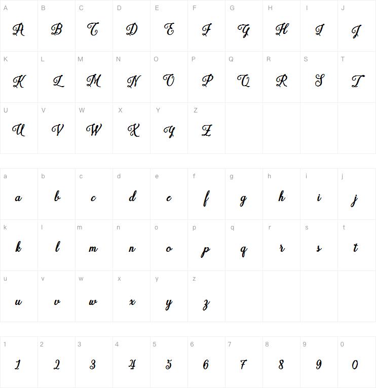 shiffany字体