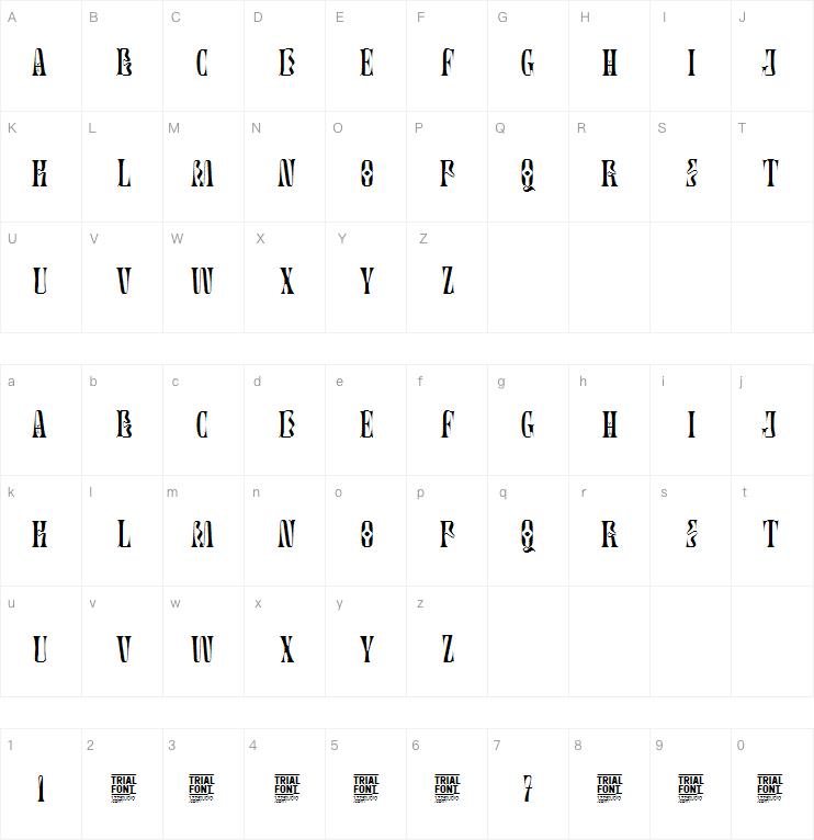 artistic condensed字体