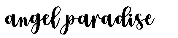 angel paradise字体