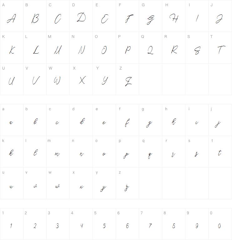 sandria script字体