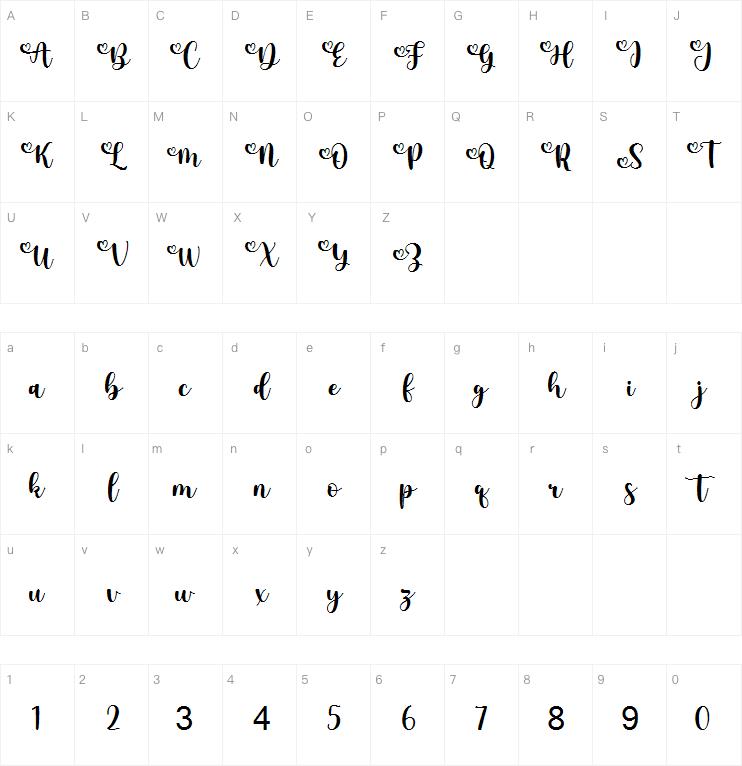 bastrid script字体