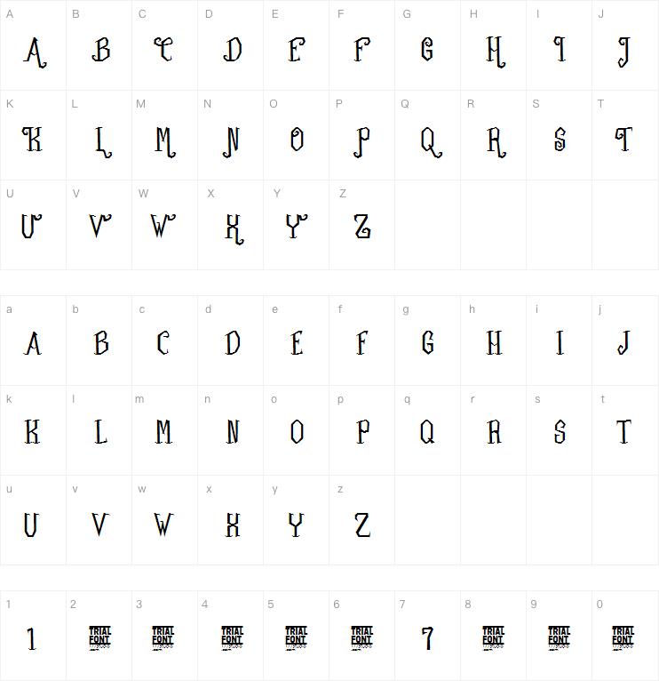 agenda fantasy字体