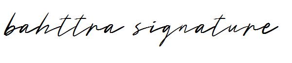 bahttra signature