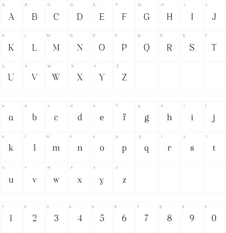 althafia display字体