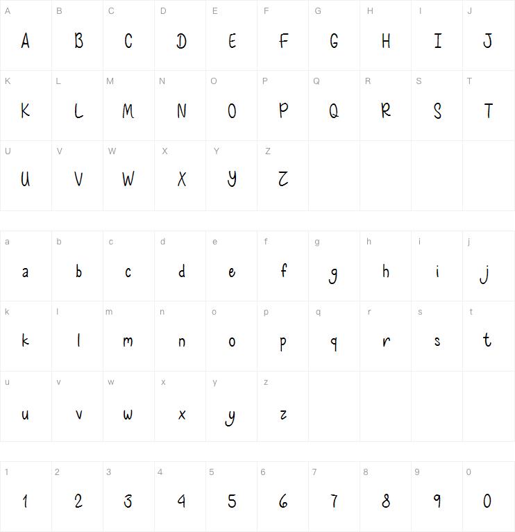 stork delivery字体